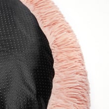 Pink PaWz Faux Fur Calming Cat Bed